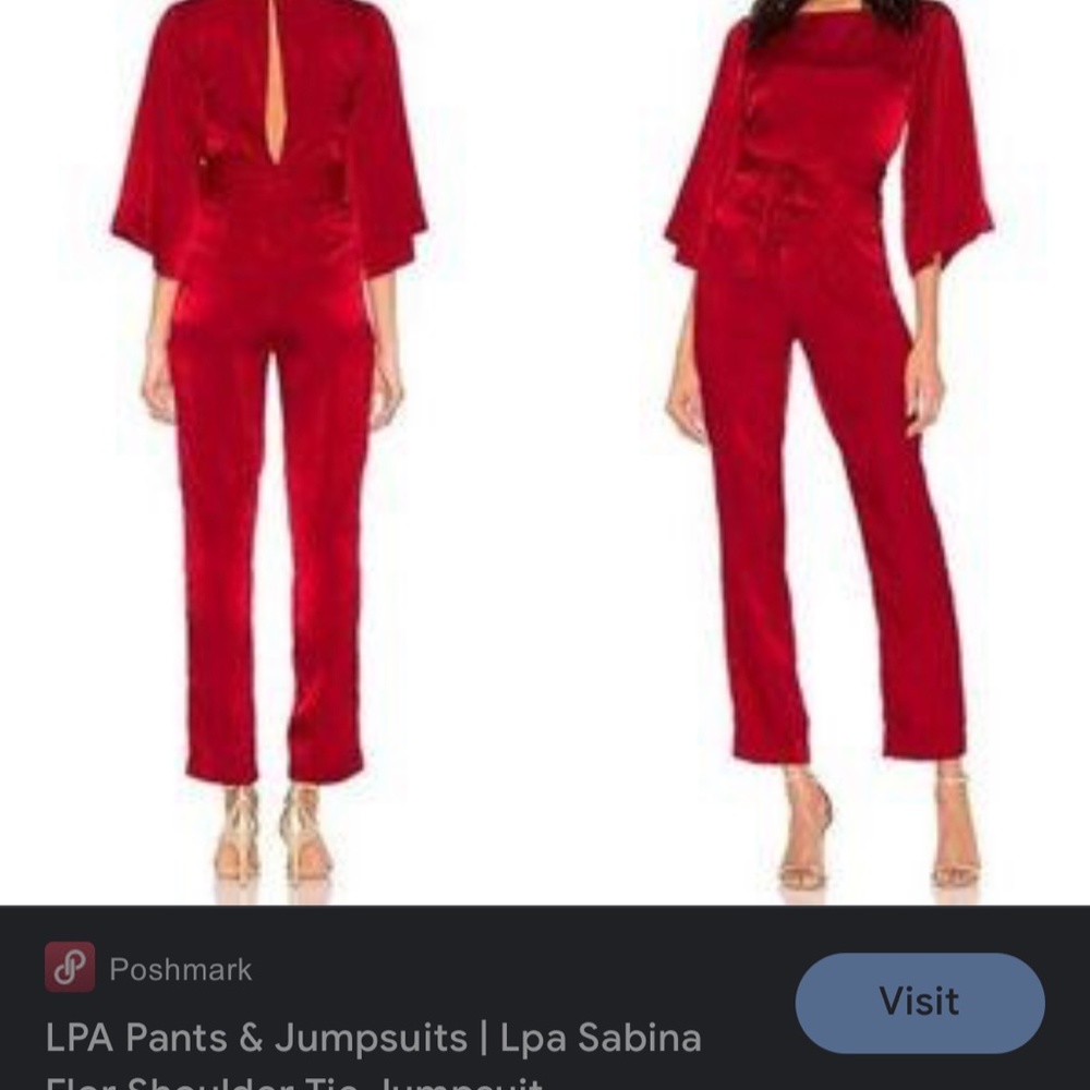 Red Jumpsuit - Picture 4 of 5